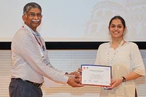 IIT హైదరాబాద్‌లో జరిగిన ఇంటర్నేషనల్ సొసైటీ ఫర్ మాగ్నెటిక్ రెసొనెన్స్ ఇన్ మెడిసిన్ (ISMRM) ఇండియన్ చాప్టర్ 2025 యొక్క 11వ వార్షిక సమావేశంలో ఉత్తమ ఓరల్ టాక్ బహుమతి మరియు రోజువారీ MRI క్విజ్ బహుమతికి చైనితా దషోరాకు అభినందనలు.